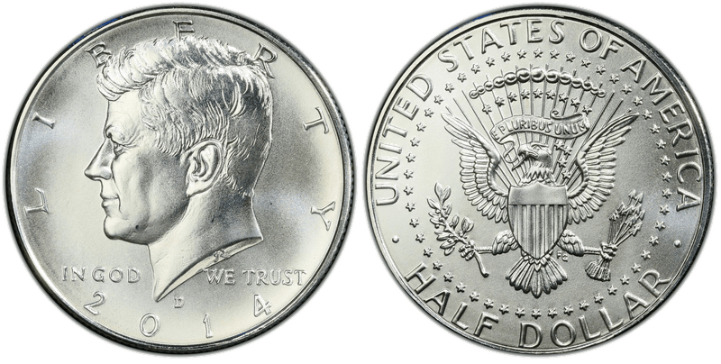 Kennedy Half Dollars 50th Anniversary 2014 | NumisDex